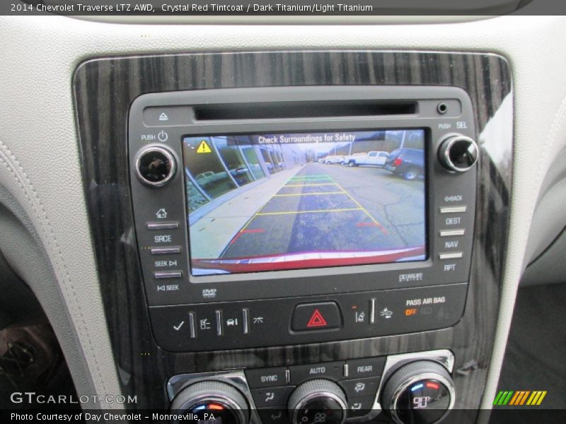 Crystal Red Tintcoat / Dark Titanium/Light Titanium 2014 Chevrolet Traverse LTZ AWD