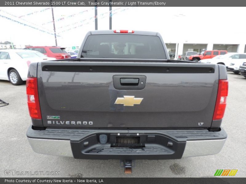 Taupe Gray Metallic / Light Titanium/Ebony 2011 Chevrolet Silverado 1500 LT Crew Cab