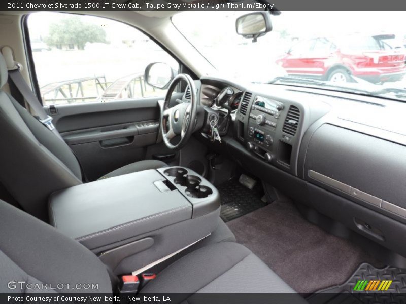 Taupe Gray Metallic / Light Titanium/Ebony 2011 Chevrolet Silverado 1500 LT Crew Cab