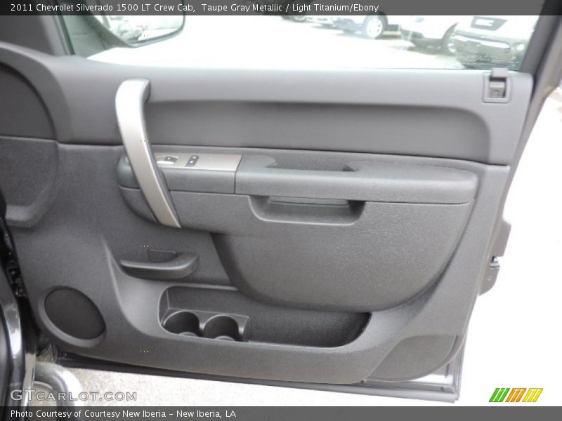Taupe Gray Metallic / Light Titanium/Ebony 2011 Chevrolet Silverado 1500 LT Crew Cab