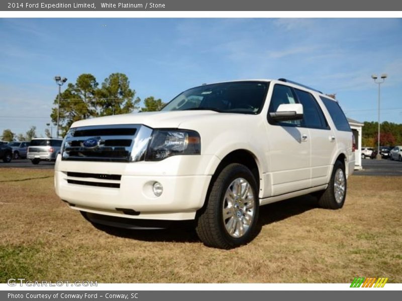 White Platinum / Stone 2014 Ford Expedition Limited