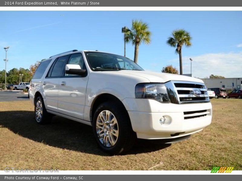 White Platinum / Stone 2014 Ford Expedition Limited