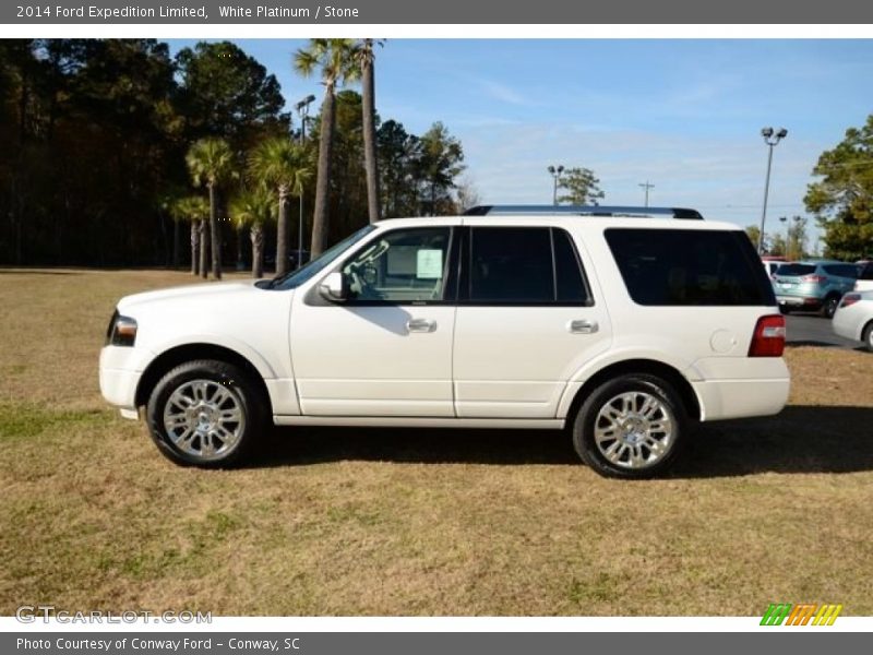 White Platinum / Stone 2014 Ford Expedition Limited