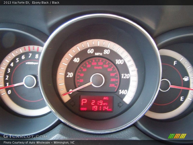 Ebony Black / Black 2013 Kia Forte EX