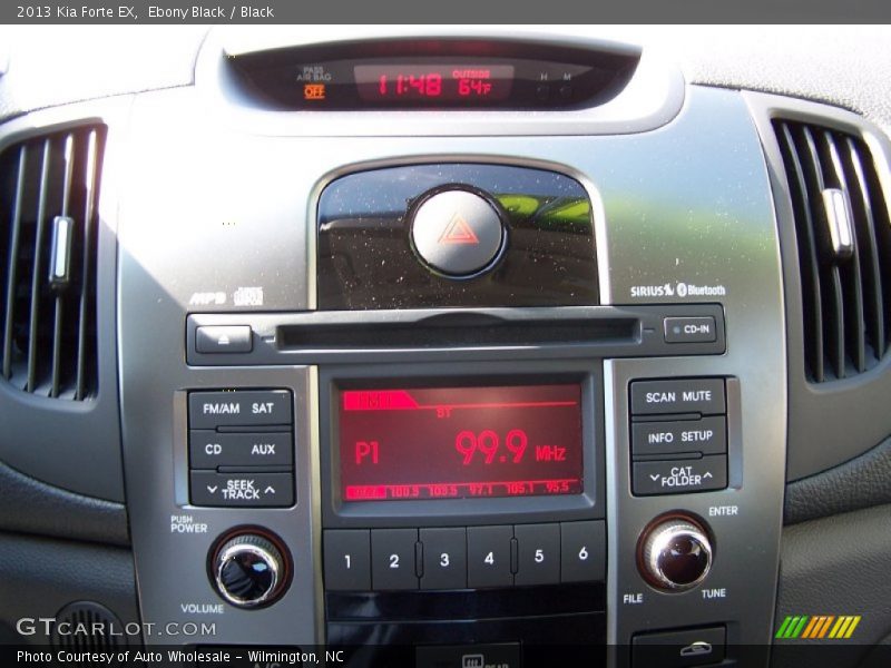 Ebony Black / Black 2013 Kia Forte EX