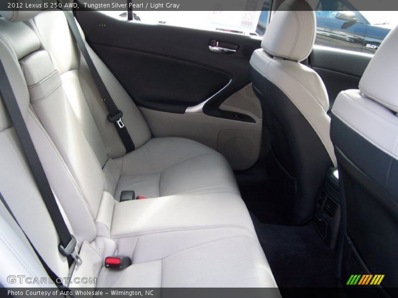 Tungsten Silver Pearl / Light Gray 2012 Lexus IS 250 AWD
