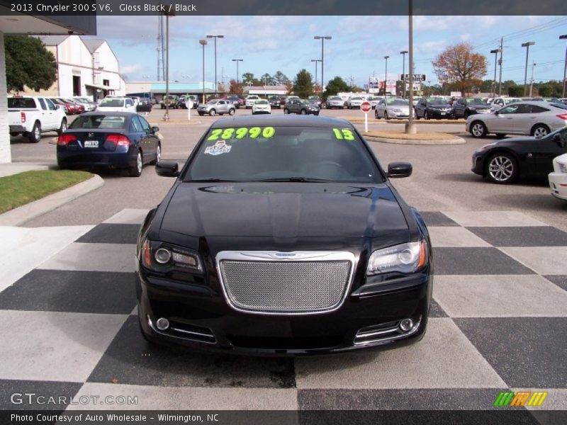 Gloss Black / Black 2013 Chrysler 300 S V6