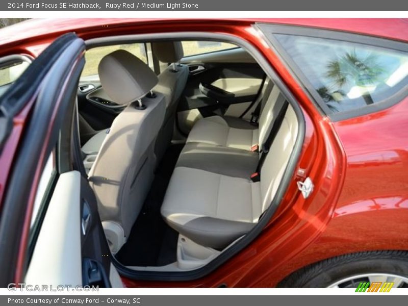 Ruby Red / Medium Light Stone 2014 Ford Focus SE Hatchback
