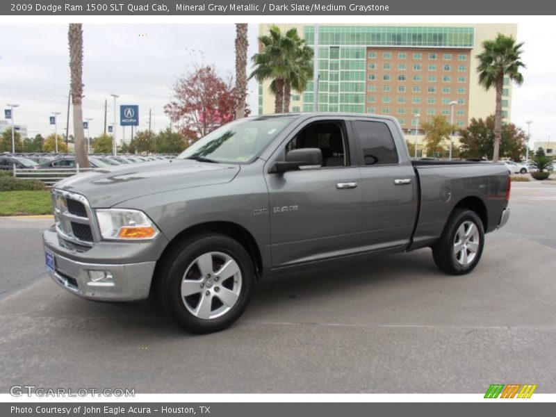Mineral Gray Metallic / Dark Slate/Medium Graystone 2009 Dodge Ram 1500 SLT Quad Cab