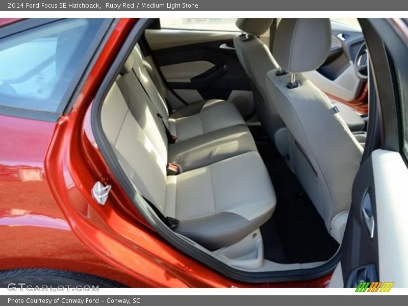 Ruby Red / Medium Light Stone 2014 Ford Focus SE Hatchback