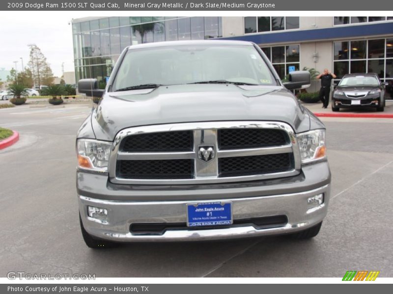 Mineral Gray Metallic / Dark Slate/Medium Graystone 2009 Dodge Ram 1500 SLT Quad Cab