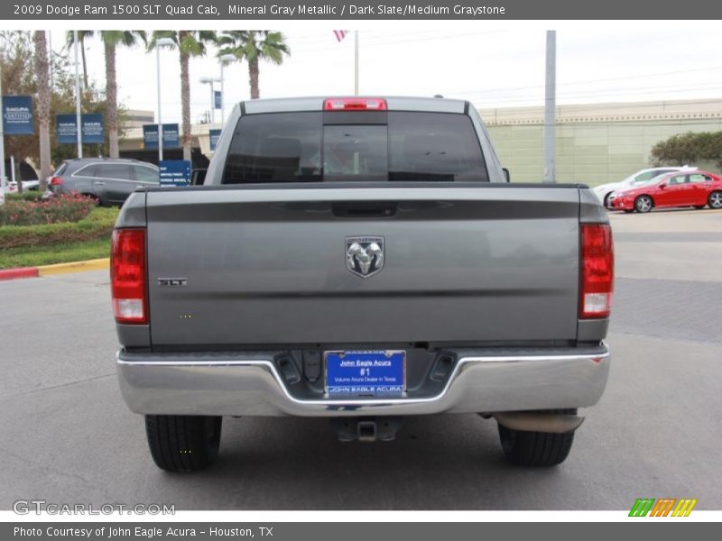 Mineral Gray Metallic / Dark Slate/Medium Graystone 2009 Dodge Ram 1500 SLT Quad Cab