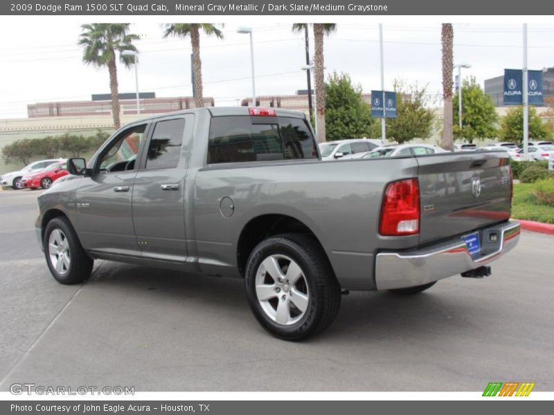 Mineral Gray Metallic / Dark Slate/Medium Graystone 2009 Dodge Ram 1500 SLT Quad Cab