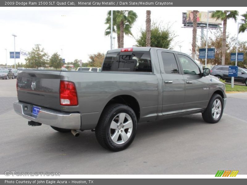 Mineral Gray Metallic / Dark Slate/Medium Graystone 2009 Dodge Ram 1500 SLT Quad Cab