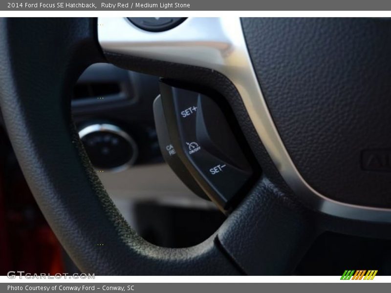 Ruby Red / Medium Light Stone 2014 Ford Focus SE Hatchback