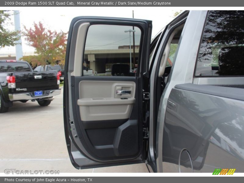 Mineral Gray Metallic / Dark Slate/Medium Graystone 2009 Dodge Ram 1500 SLT Quad Cab