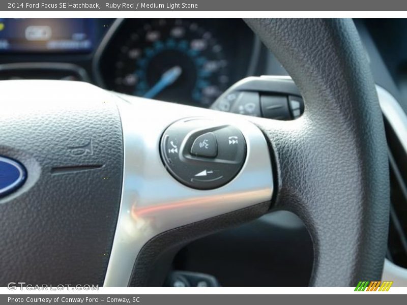Ruby Red / Medium Light Stone 2014 Ford Focus SE Hatchback