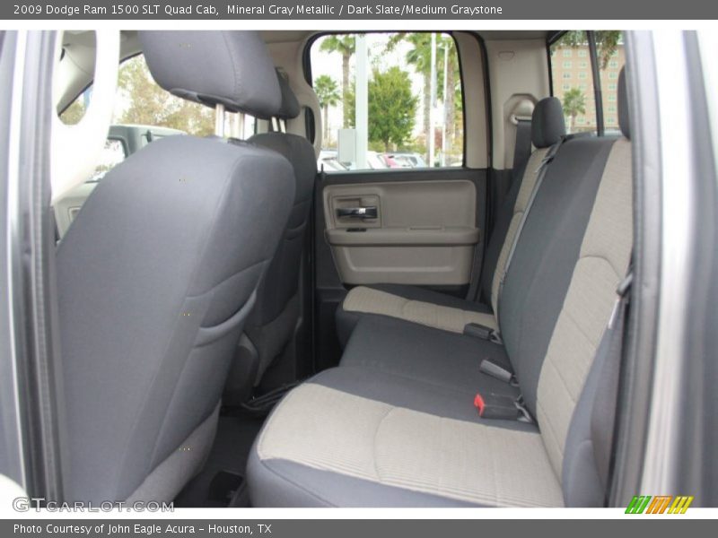 Mineral Gray Metallic / Dark Slate/Medium Graystone 2009 Dodge Ram 1500 SLT Quad Cab