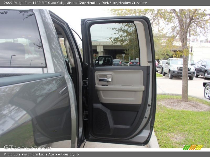 Mineral Gray Metallic / Dark Slate/Medium Graystone 2009 Dodge Ram 1500 SLT Quad Cab
