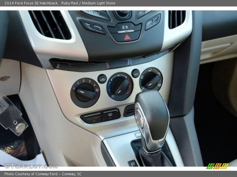 Ruby Red / Medium Light Stone 2014 Ford Focus SE Hatchback
