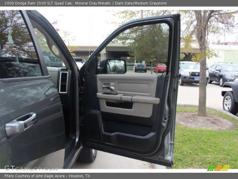 Mineral Gray Metallic / Dark Slate/Medium Graystone 2009 Dodge Ram 1500 SLT Quad Cab