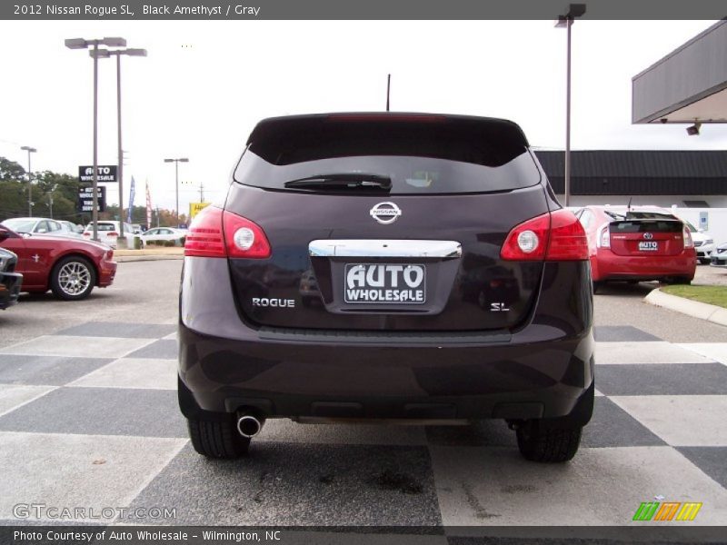Black Amethyst / Gray 2012 Nissan Rogue SL