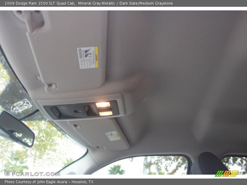 Mineral Gray Metallic / Dark Slate/Medium Graystone 2009 Dodge Ram 1500 SLT Quad Cab