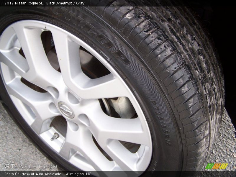 Black Amethyst / Gray 2012 Nissan Rogue SL