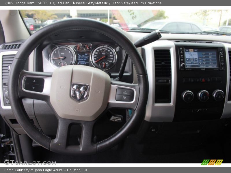 Mineral Gray Metallic / Dark Slate/Medium Graystone 2009 Dodge Ram 1500 SLT Quad Cab