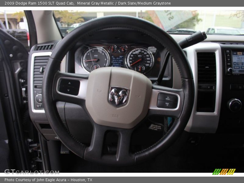 Mineral Gray Metallic / Dark Slate/Medium Graystone 2009 Dodge Ram 1500 SLT Quad Cab