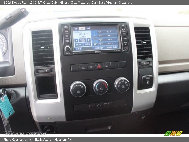 Mineral Gray Metallic / Dark Slate/Medium Graystone 2009 Dodge Ram 1500 SLT Quad Cab