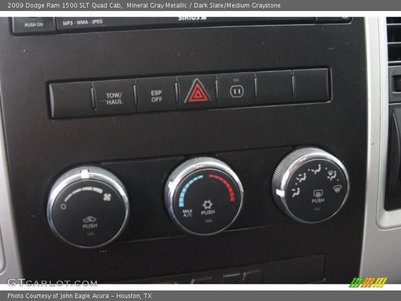 Mineral Gray Metallic / Dark Slate/Medium Graystone 2009 Dodge Ram 1500 SLT Quad Cab