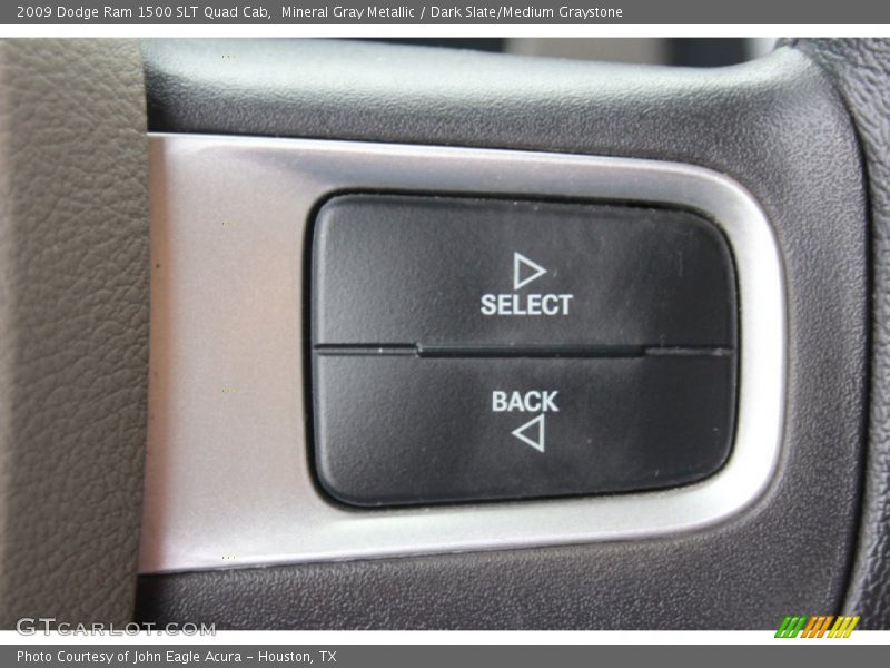 Mineral Gray Metallic / Dark Slate/Medium Graystone 2009 Dodge Ram 1500 SLT Quad Cab