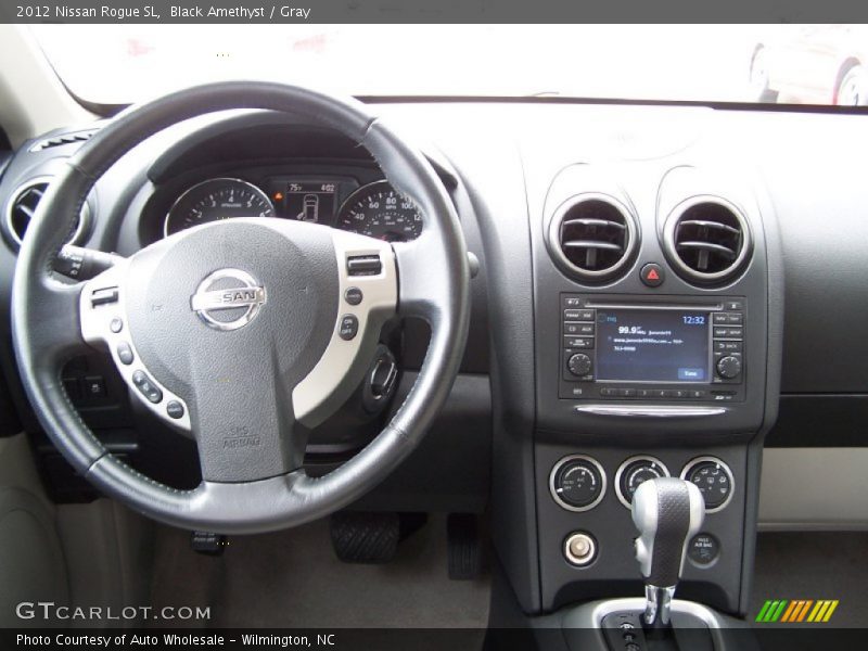 Black Amethyst / Gray 2012 Nissan Rogue SL