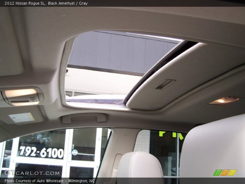Black Amethyst / Gray 2012 Nissan Rogue SL