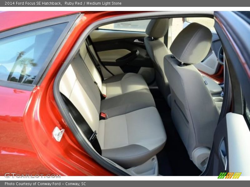 Ruby Red / Medium Light Stone 2014 Ford Focus SE Hatchback