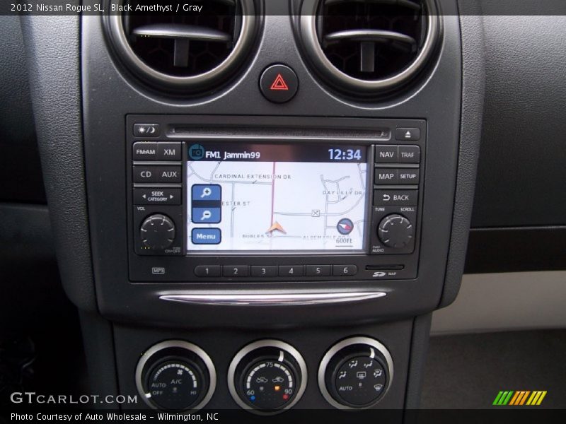Black Amethyst / Gray 2012 Nissan Rogue SL