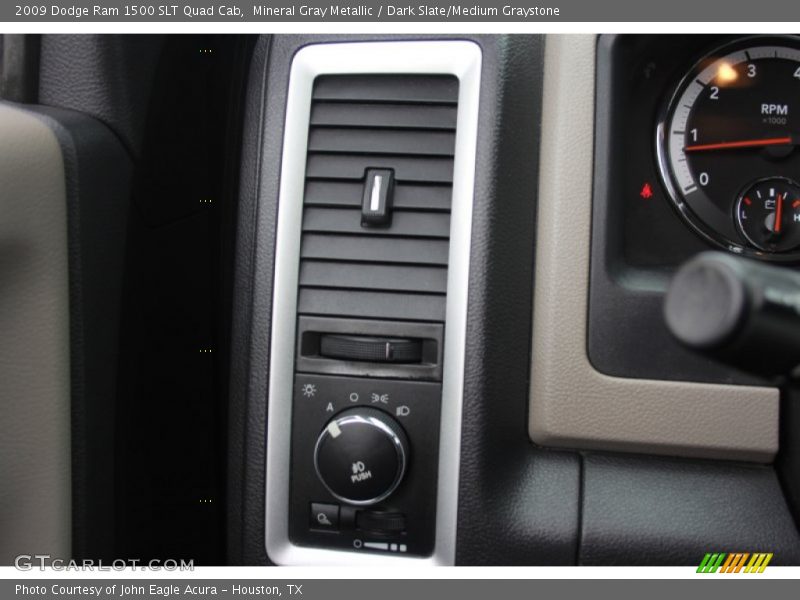 Mineral Gray Metallic / Dark Slate/Medium Graystone 2009 Dodge Ram 1500 SLT Quad Cab