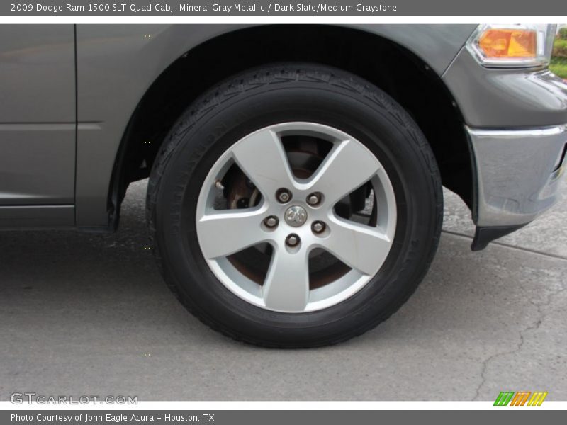 Mineral Gray Metallic / Dark Slate/Medium Graystone 2009 Dodge Ram 1500 SLT Quad Cab