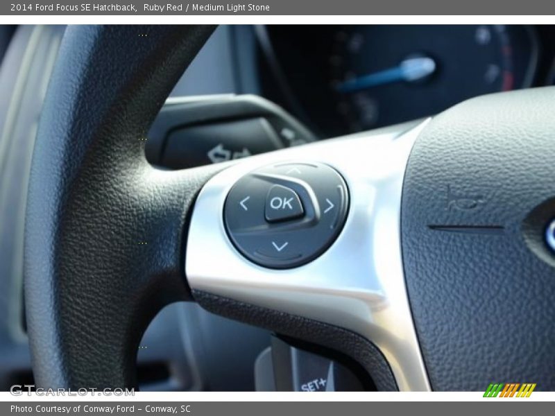 Ruby Red / Medium Light Stone 2014 Ford Focus SE Hatchback