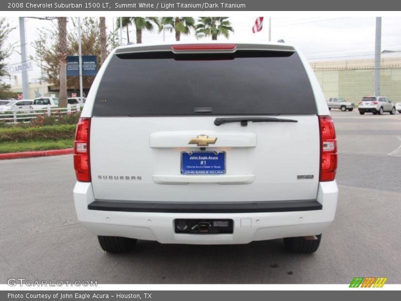 Summit White / Light Titanium/Dark Titanium 2008 Chevrolet Suburban 1500 LT