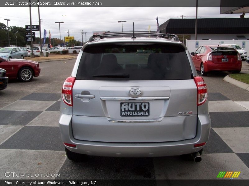 Classic Silver Metallic / Ash 2012 Toyota RAV4 Sport
