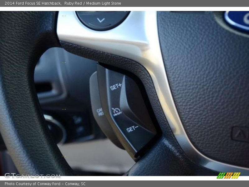 Ruby Red / Medium Light Stone 2014 Ford Focus SE Hatchback