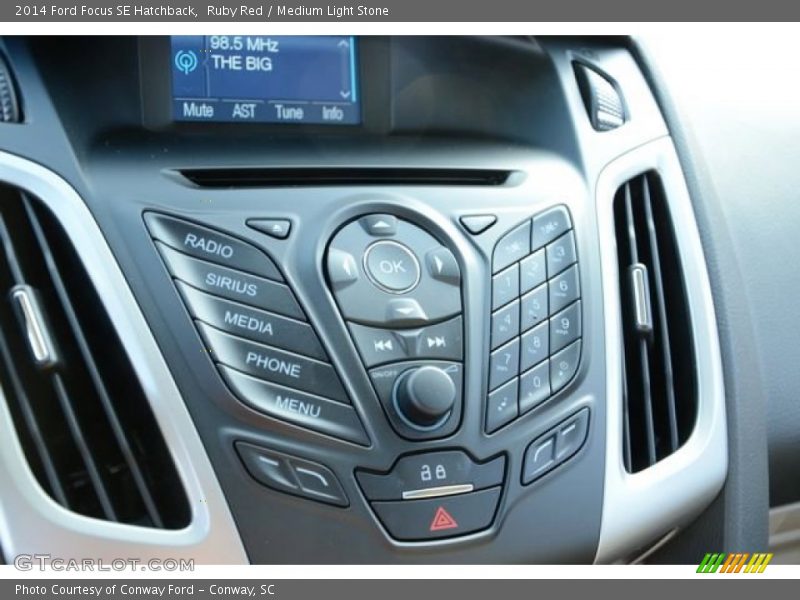 Ruby Red / Medium Light Stone 2014 Ford Focus SE Hatchback