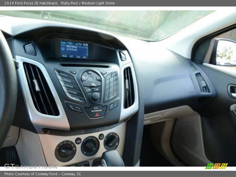 Ruby Red / Medium Light Stone 2014 Ford Focus SE Hatchback