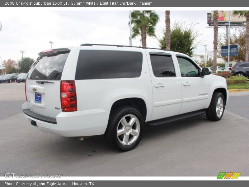 Summit White / Light Titanium/Dark Titanium 2008 Chevrolet Suburban 1500 LT