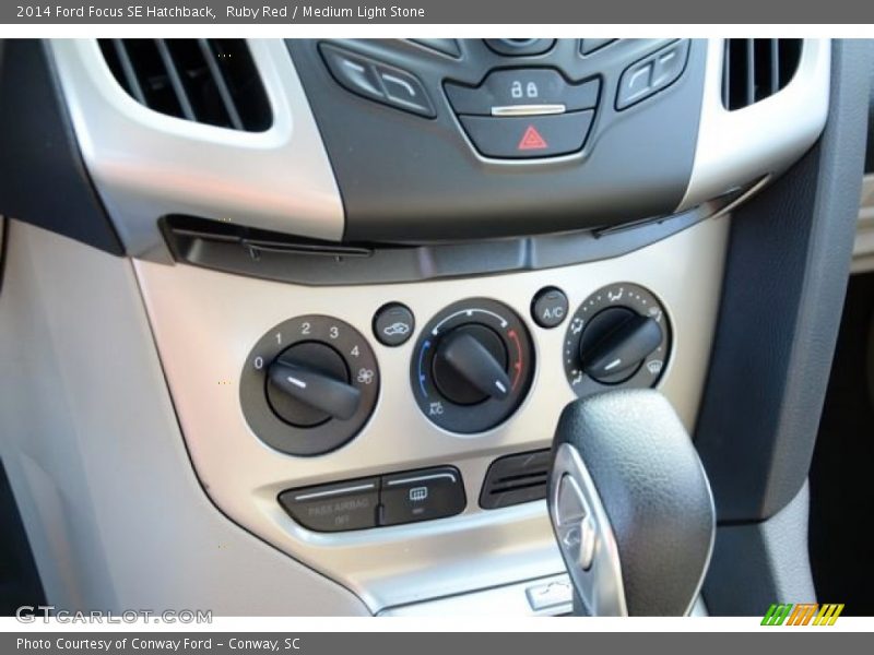 Ruby Red / Medium Light Stone 2014 Ford Focus SE Hatchback