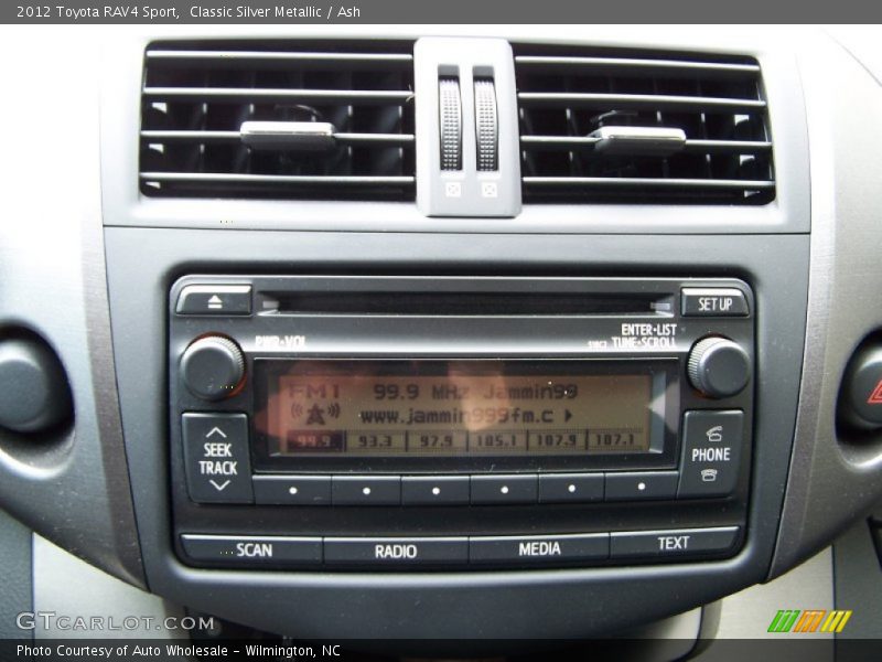 Classic Silver Metallic / Ash 2012 Toyota RAV4 Sport