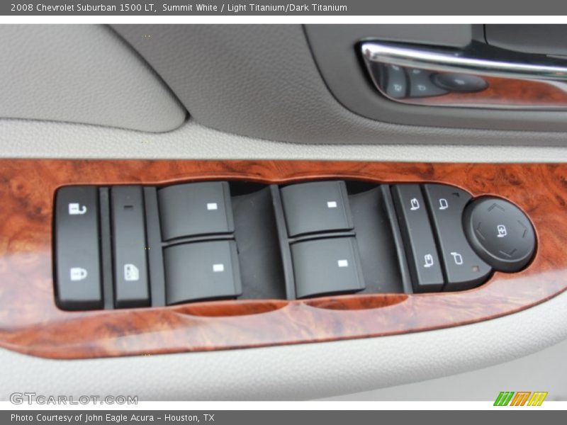 Summit White / Light Titanium/Dark Titanium 2008 Chevrolet Suburban 1500 LT