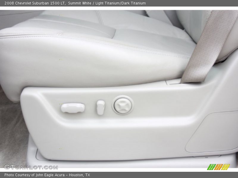 Summit White / Light Titanium/Dark Titanium 2008 Chevrolet Suburban 1500 LT